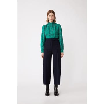Suncoo Jerry Patch Pocket Trousers In Blue