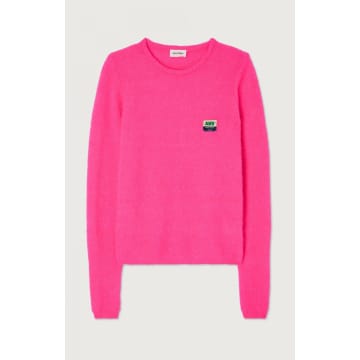 American Vintage Jumper Vitow In Rose_fluo_chine