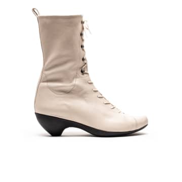 Tracey Neuls Tanya Off-white | Ivory Leather Tall Boots