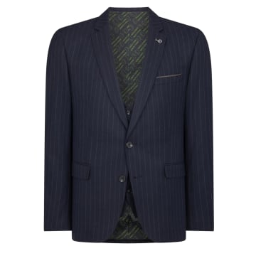 Remus Uomo Lucian Pinstripe Suit Jacket In Blue