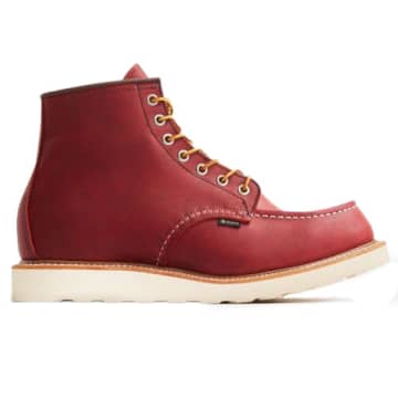 Red Wing Shoes Moc Toe Goretex Oro 08864 In Red