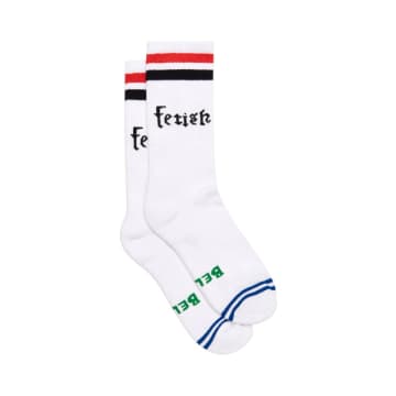 Bella Freud White Fetish Socks