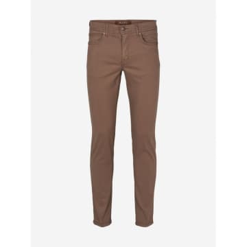 Sand Burton Suede Touch Trousers Size: 36/34, Col: 294 Brown In Neutrals