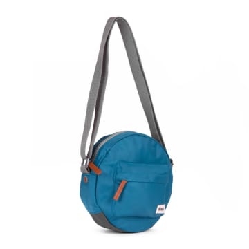 Roka Cross Body Shoulder Bag Paddington B Recycled Repurposed Sustainable Nylon In Marine In Blue