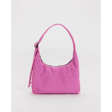Baggu Mini Nylon Shoulder Bag In Pink