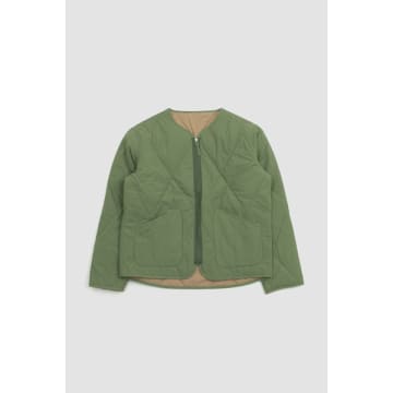 Universal Works Reversible Military Liner Jacket Green/sand