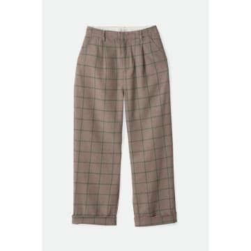 Shop Brixton Sesame And Seal Brown Victory Trouser Pants