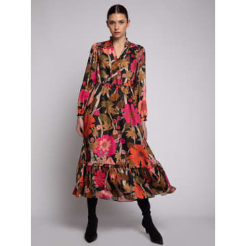 Vilagallo Theresa Floral Printed Maxi Dress
