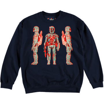 Stylecreep Delicious Again Peter X-ray Boba Crew Sweatshirt (all Colours) In Grey