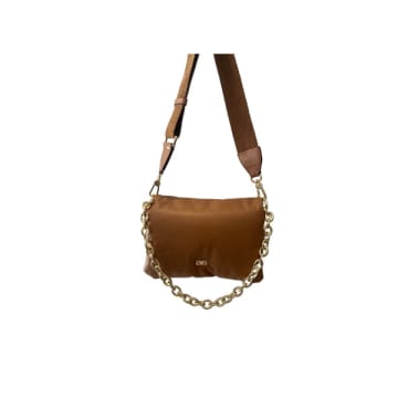 Abro Puffer Bag With Gold Chain Strap