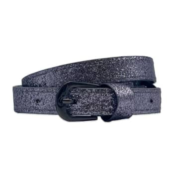Nooki Design Brazil Woven Belt-pewter In Grey