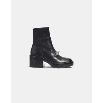 Shop Coach Kenna Buckle Detail Ankle Boots Size: 7, Col: Black