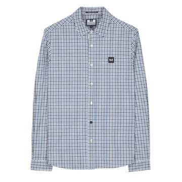Weekend Offender Lisbon Long-sleeved Shirt (blue/house Check)