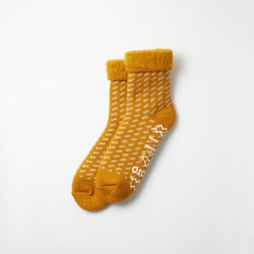 Rototo Dark Yellow Comfy Room Socks