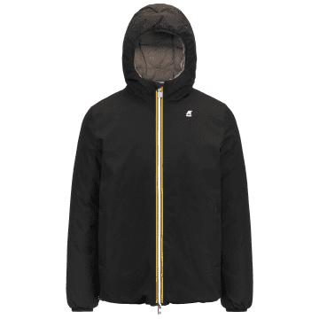K-way Jack St Thermo Reversible Jacket Black And Beige