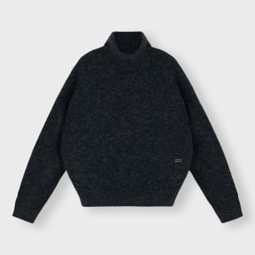 10days Turtleneck Sweater Knit Antra In Grey