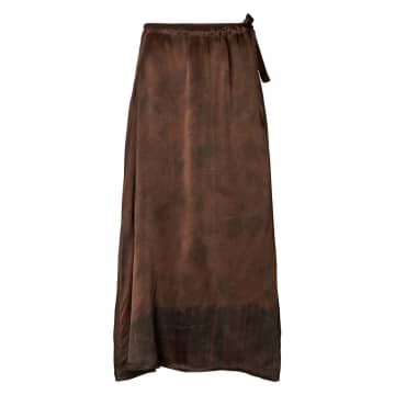 Rabens Saloner Zu Skirt In Brown