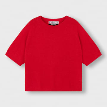 10days Shortsleeve Sweater Knit Red