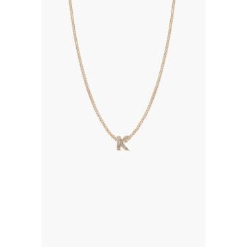 Tutti & Co Ne653g K Alphabet Necklace In Gold