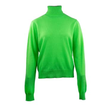 Absolut Cashmere Themys Cashmere Sweater In Neon Green