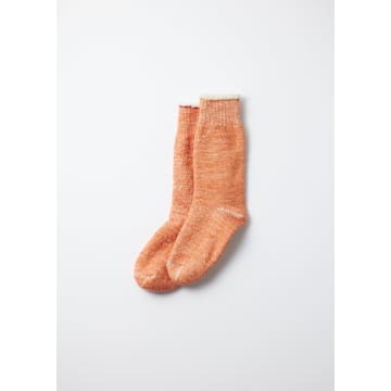 Rototo Double Faced Socks In Orange