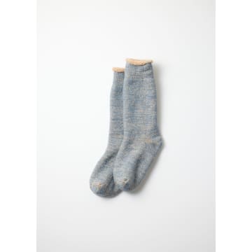 Rototo Double Faced Socks In Blue
