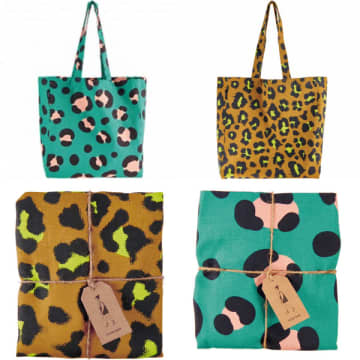Rico Design Leopard Tote Bag In Animal Print