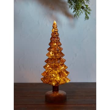 Lillian Daph Large Gold Glass Tree Lamp