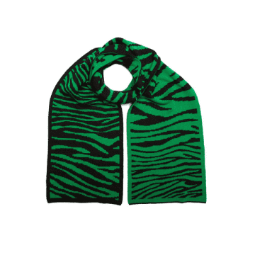Not Specified Green Thomas Zebra Blanket Scarf