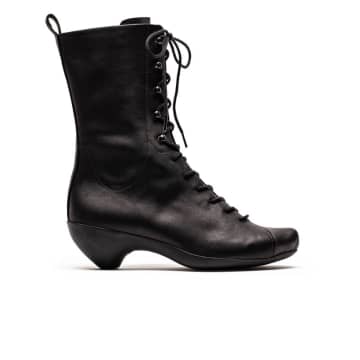 Tracey Neuls Tanya Smoke | Black Leather Tall Boots
