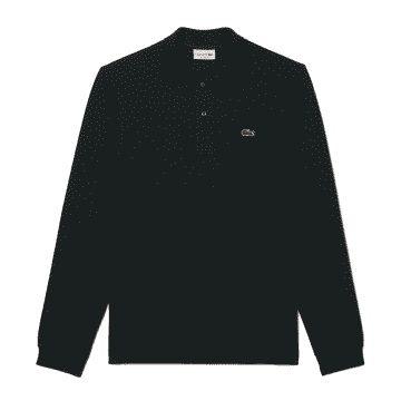 Lacoste L12.12 Long Sleeved Polo Dark Green