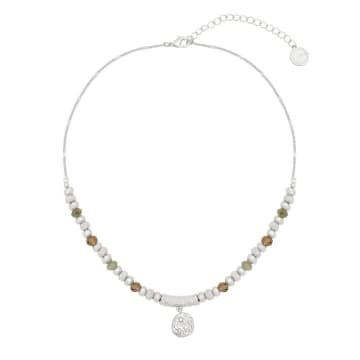 Bibi Bijoux Enchanted Essence Necklace Silver In Metallic