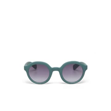 Shop Okkia Lauro Green Sage Sunglasses