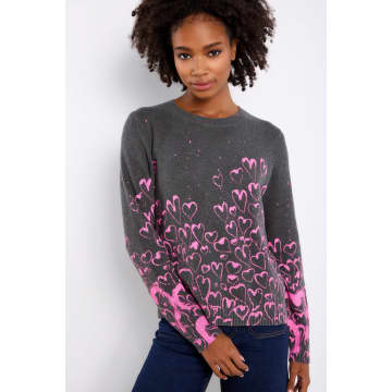 Shop Lisa Todd Shale Hearts Printed Sweater