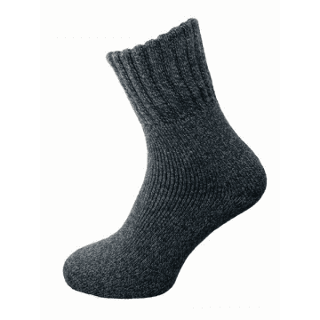 Joya Men's Blue Thick Wool Blend Socks