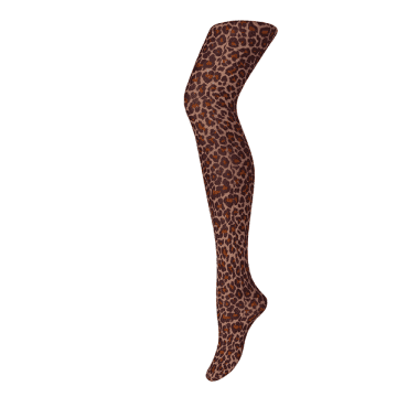Sneaky Fox Leopard Tights In Animal Print