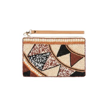 Eb & Ive Carrie Clutch In Brown