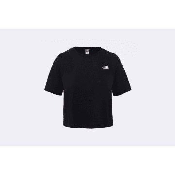 The North Face Wmns Cropped Sd Tee In Black