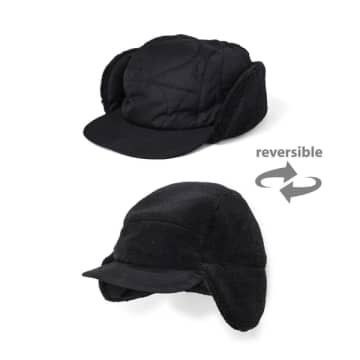 Taion Military Reversible Down Cap In Black