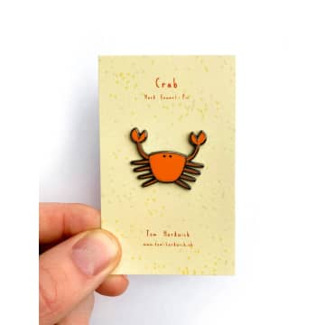 Tom Hardwick Crab Enamel Pin Badge