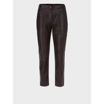 Marc Cain Franca Leather Look Trousers