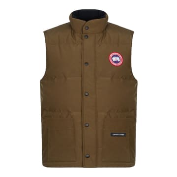 Shop Canada Goose Freestyle Crew Vest In Green