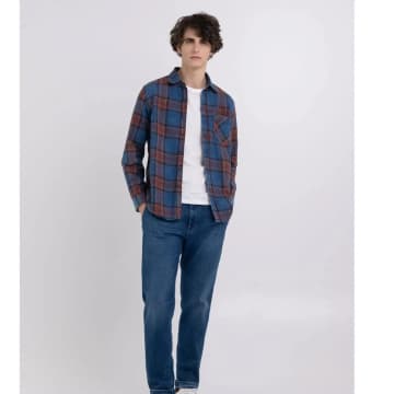 Replay Checked Twill Shirt