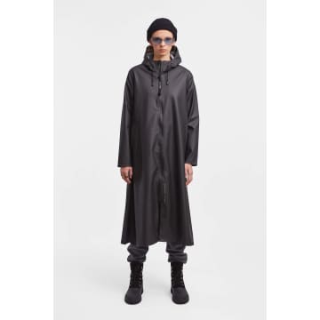 Stutterheim Mosebacke Long Lightweight Zip Raincoat