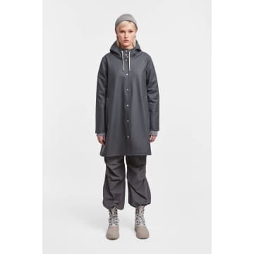 Shop Stutterheim Mosebacke Raincoat Charcoal