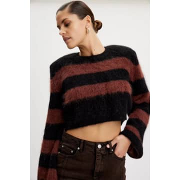 Gestuz Safigz Knitted Pullover In Black