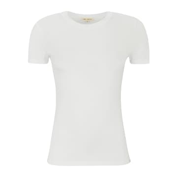 Esme Studios White Penelope Slim Fit T-shirt