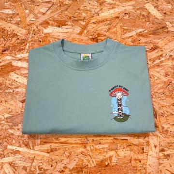 New Arrivals Mountain High Ss T-shirt In Jade Green