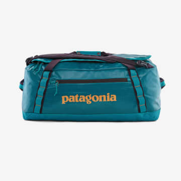Patagonia Belay Blue Black Hole Recycled-polyester Duffle Bag 40l