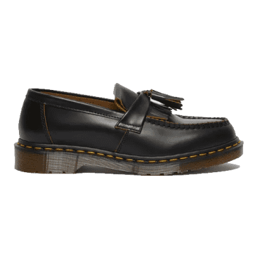 Shop Dr. Martens' Adrian Loafers Made In England Leather Black Quilon